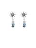 Ombre Aqua Star Post Earrings