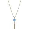 Opal Bar Necklace