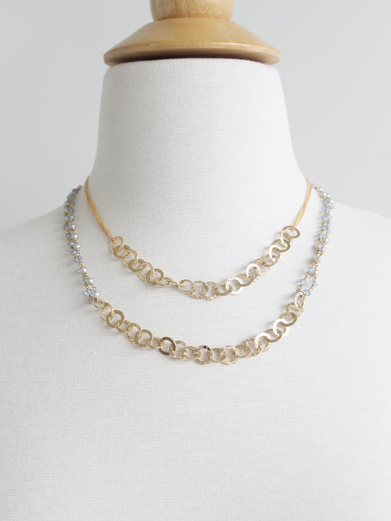 Luxe Chain and Gem Wrap Necklaces