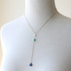 Seafoam Lariat Necklace