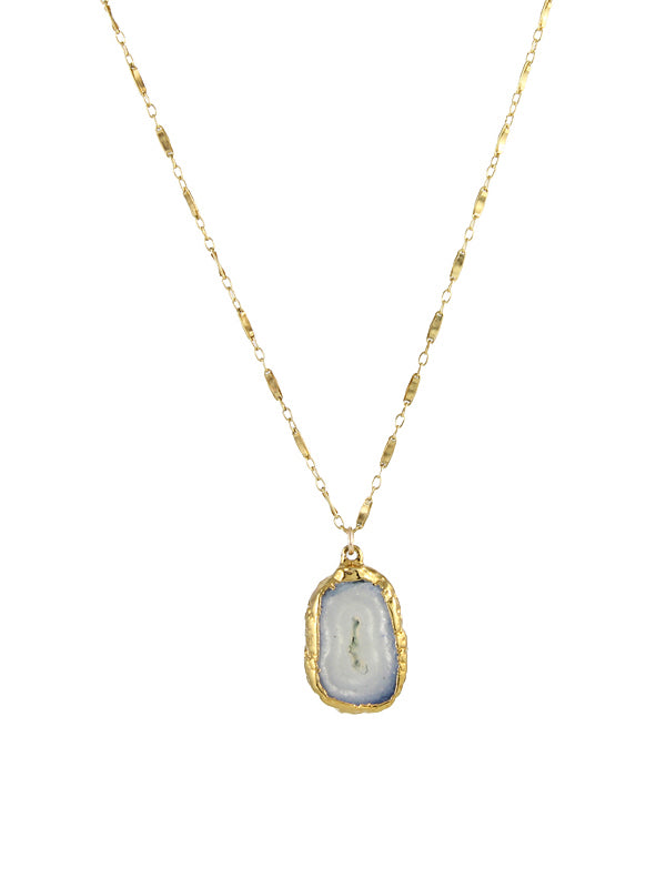 Agate Slice Necklace