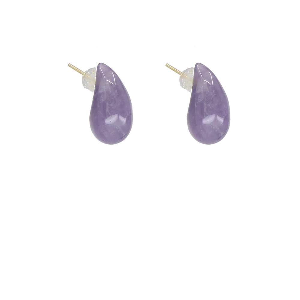 Paisley Amethyst Earring