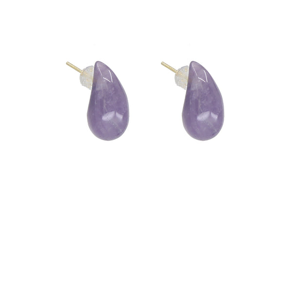 Paisley Amethyst Earring
