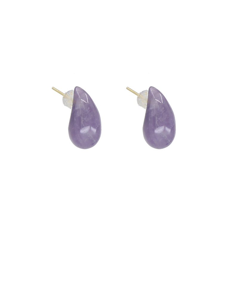 Paisley Amethyst Earring