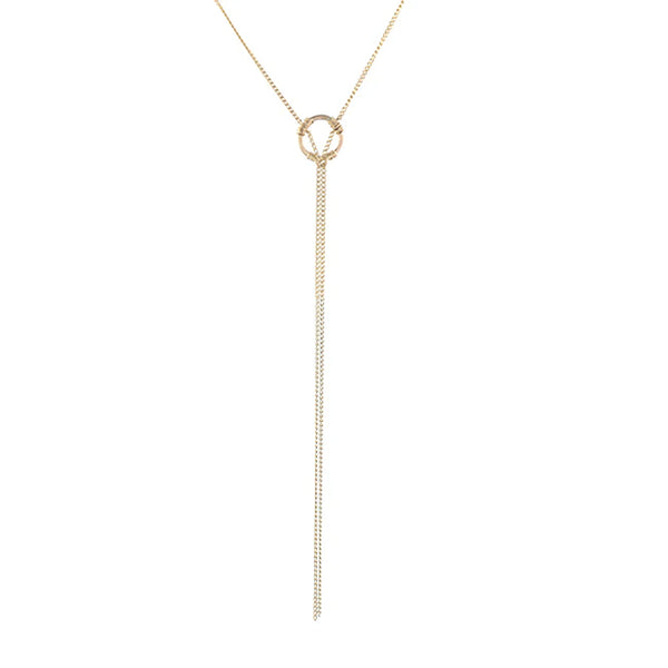 Suspension Lariat Necklace