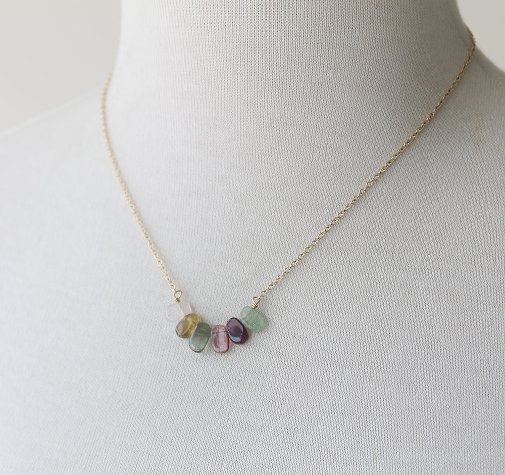 Tourmaline Ovals Necklace