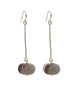Wood Opal Plumb Earrings