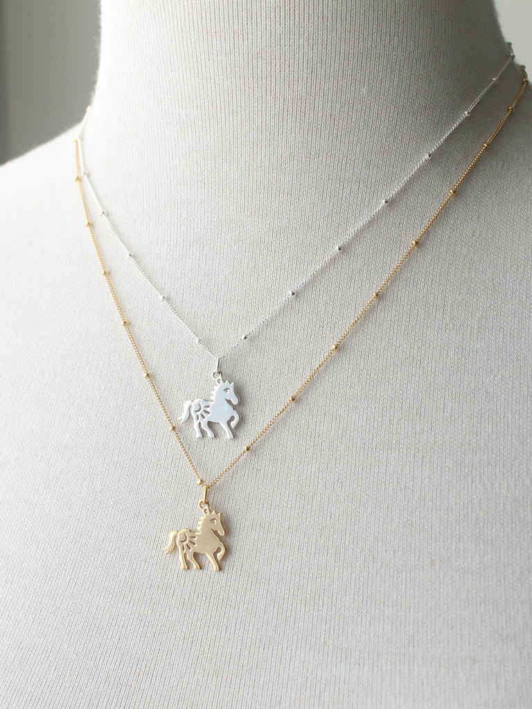 Year of the Horse charm necklace