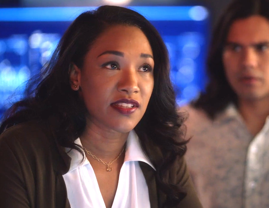 Iris West (Candice Patton) Champagne Citrine Necklace on The Flash by Peggy Li