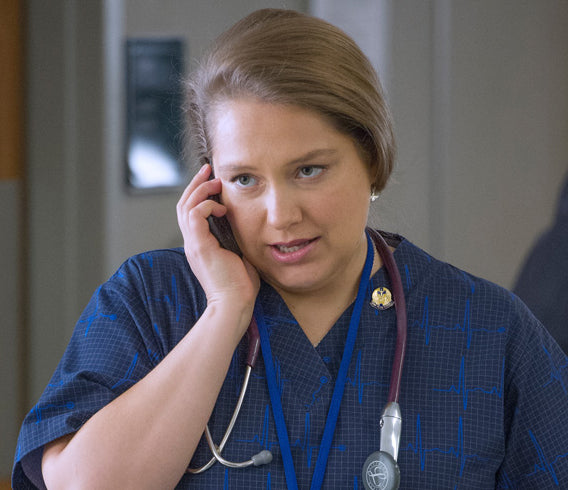 Merritt Wever on Nurse Jackie earrings