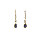 Sapphire Earrings in 14k gold