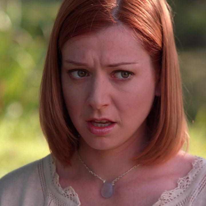 Willow blue stone necklace Buffy