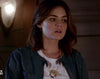 Lucy Hale Aria Orange Sapphire Earrings, Pretty Little Liars