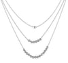 Basic Beaded Necklace - silver