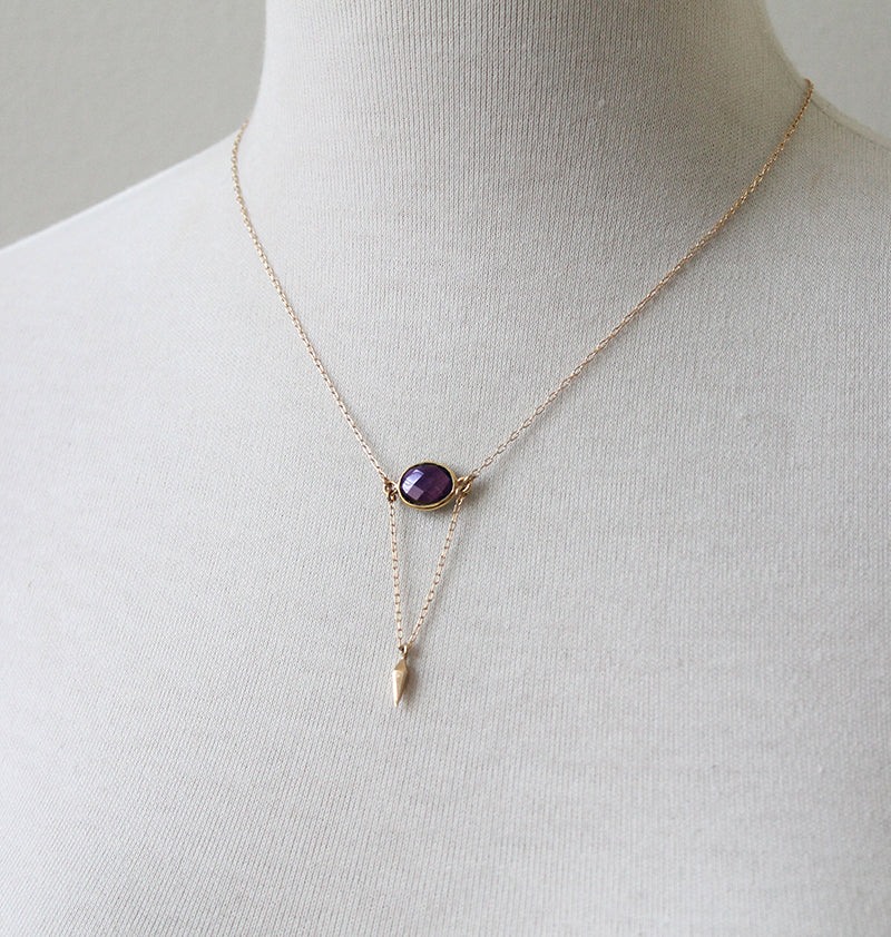 Amethyst Point Necklace