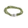 Anya green glass bracelet