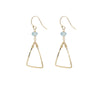 Aqua Triangle Earrings seen on Arrow