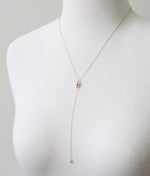 Basic Beaded Lariat Necklace by Peggy Li Creations