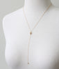 Basic Beaded Lariat Necklace by Peggy Li Creations