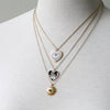 Bling evil eye necklace