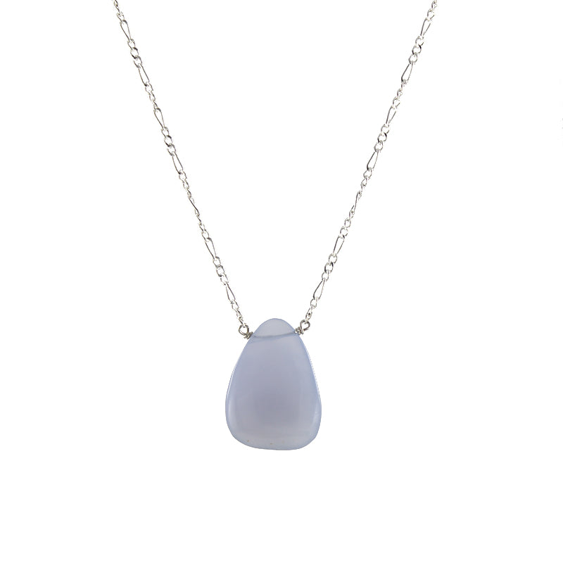 Blue Chalcedony Necklace