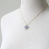Blue Chalcedony Drop Necklace
