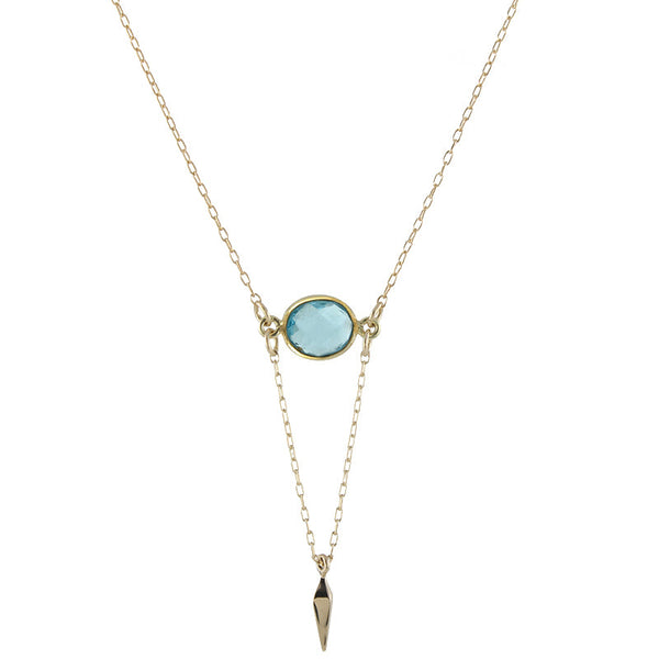 Swiss Blue Point Necklace