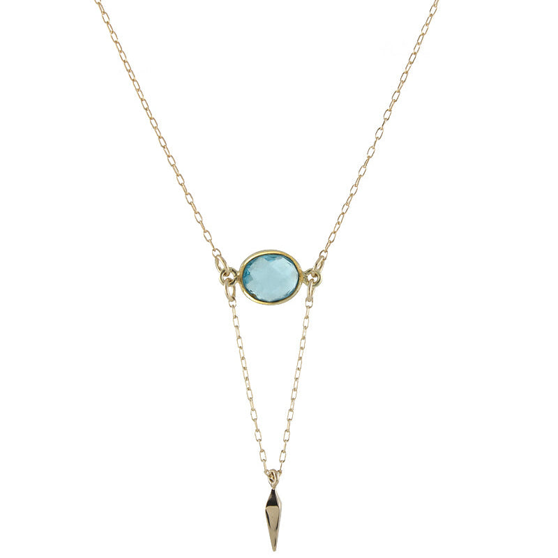 Swiss Blue Point Necklace