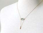 Blue Point Necklace by Peggy Li