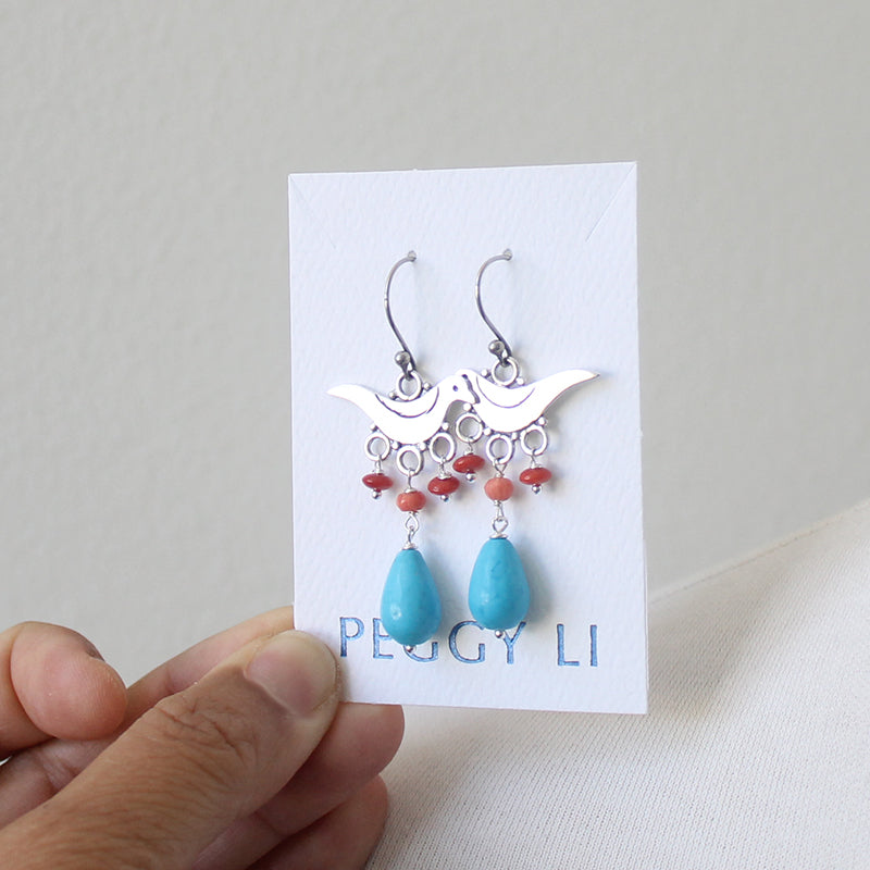 Bright Bird Earrings