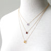 Birthstone necklaces