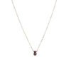 Birthstone gem necklaces, 14k gold-filled