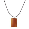 Carnelian Rectangle Necklace