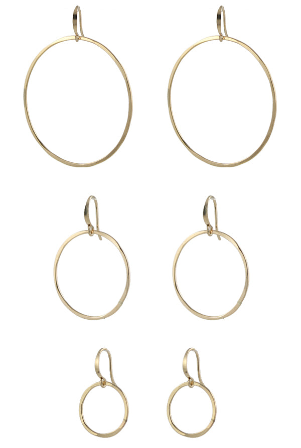 Slim Circle Earrings