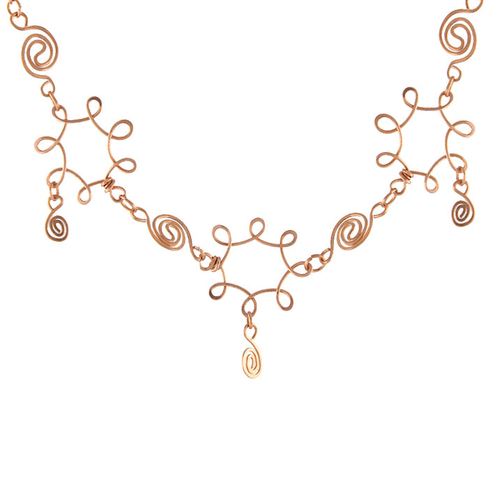Copper Swirl Necklace