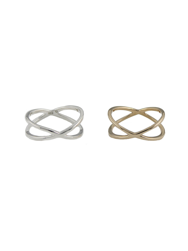 Crossover ring peggy li creations