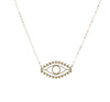 Evil Eye Cutout Necklace