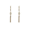 CZ Bar Earrings