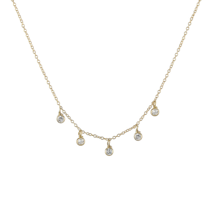 CZ Raindrops Necklace