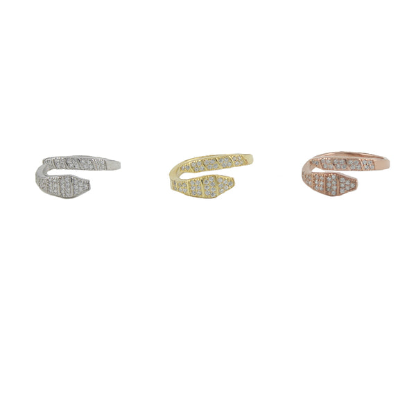 Sparkle snake rings