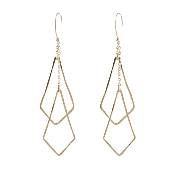 Diamond Dangle Earrings