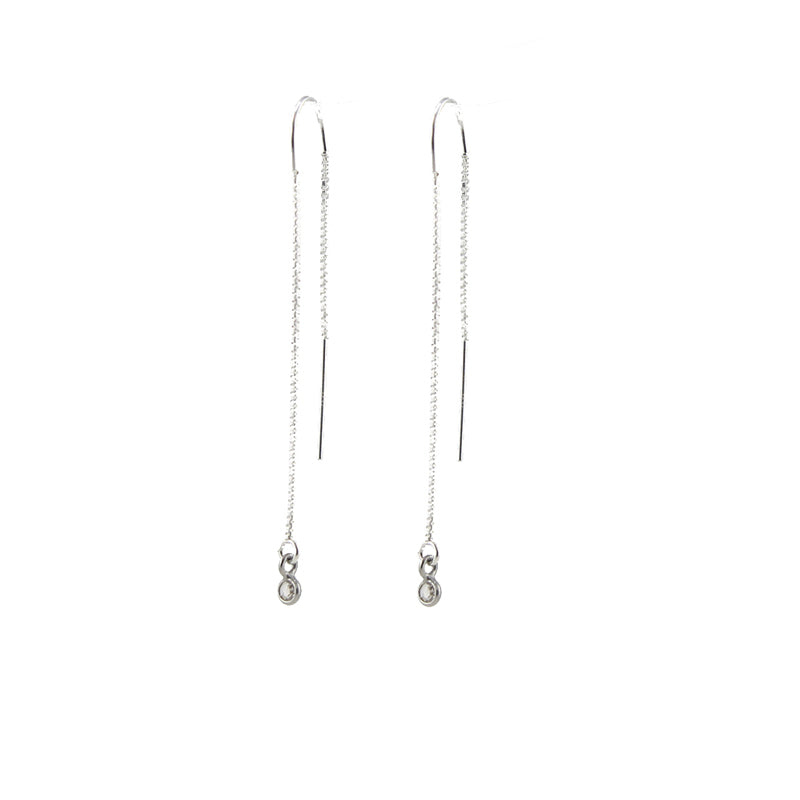 Diamond Ear Thread Earrings