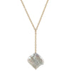 Diamond pearl necklace