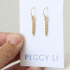 Small Diamond Spike Earrings by Peggy Li Creations