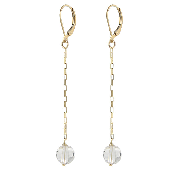 Disco Quartz Earrings