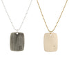 Bauhaus Dogtag Necklace by Peggy Li