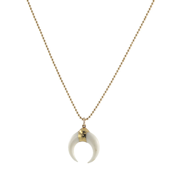 Double Horn necklace