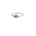 Evil Eye Ring sterling silver