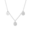 Family Initials Necklace, silver