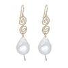 Jumbo Pearl Drop Earrings